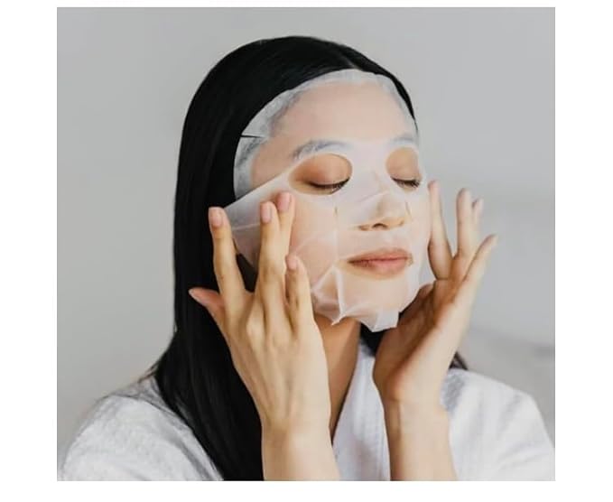 Korean Skin Care Multi-Vitamins Face Sheet Mask, Pack of 10 vitamina C