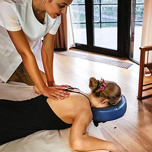 Master Massage Home Use Sleeping Mattress Top Massage Kit-Adjustable Headrest Face Pillow Cradle & Face Cushion Support Bracket, Head Face Rest Support- Eye Surgery Recovery - Cinnamon