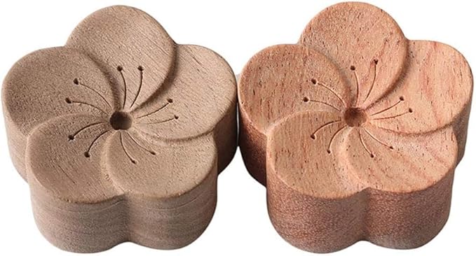 Brown Walnut Essential Oil Diffuser Fragrance Diffused Sleep Aid Aromatherapy, Flower Shaped Essential Oil Diffuser, Diffuser for Stress Relief Diffusers Aromatherapy
