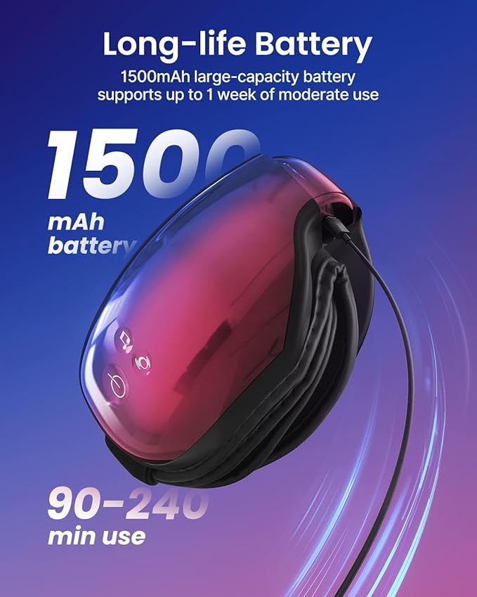 RENPHO Father's Day Gifts Eyeris 1 Eye Massager with Heat, Sleep Mask with Bluetooth Music, Face Massager, Eye Care Device, Reduce Eye Strain Birthday Gifts for Women Men Her Him