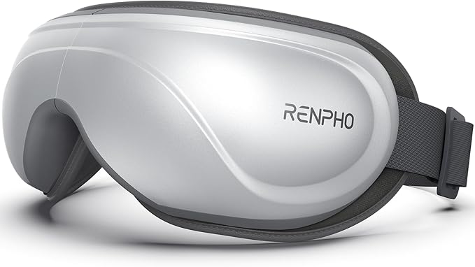 RENPHO Eye Massager with Heat, Fathers Day Birthday Gifts Eyeris 2 FSA/HSA Eligible Face Massager, Eye Mask for Migraines, Eye Care, Migraine Relief,Gift for Mom Dad Women Men