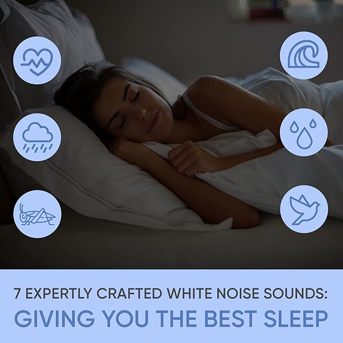 Mindfulness 'Breathing Unicorn' | 4-7-8 Guided Visual Meditation Breathing | 3 in 1 Device with Night Light & Noise Machine for ADHD Anxiety Stress Relief Sleep - Gift for Kids Adult Women Men