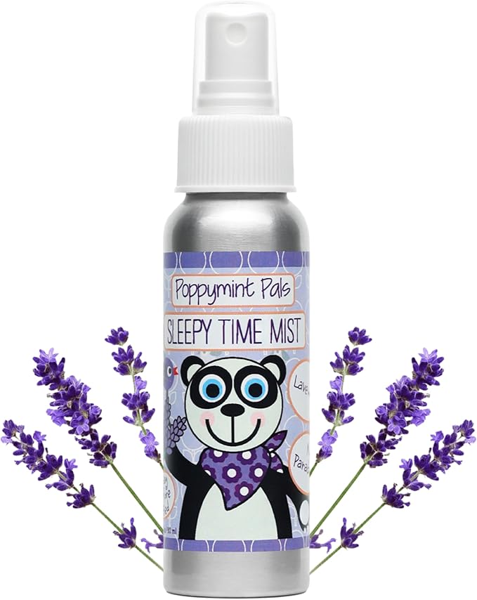 Poppymint Pals Lavender Sleepytime Spray Mist – (2.7oz, Pack of 1) Sweet Dreams for Little Ones - Lavender Essential Oil for Pillow and Bedroom to Enhance Sleeping - For Kids and Toddlers