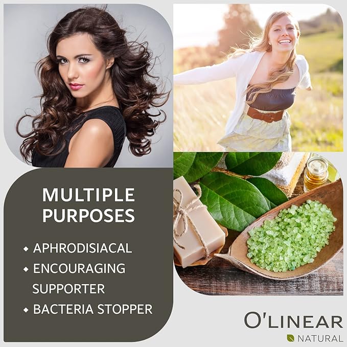 O'linear Premium Rosemary Essential Oil, 100% Pure Natural Oil for Diffuser & Aromatherapy Humidifiers, DIY Candle Making Rosemary Essential Oil Therapeutic Grade, Mood Boost Aroma Scent Drops for Her