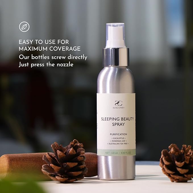 Pillow Ritual Aromatic Eucalyptus and tea tree, Calming and Relaxing Pillow Mist, Linen and Fabric Spray, Infused with Natural Essential Oils 4.05 oz