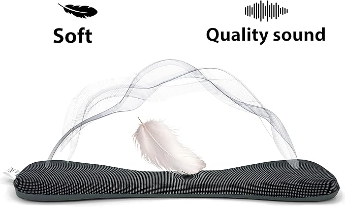 Somnus - Wired Pillow Speaker for Sleeping, USB C & Aux Support, Sleep Headphones, Volume Control, Audio Books and Podcasts, Slumber Music Pillow, for iphone16-15&Samsung.