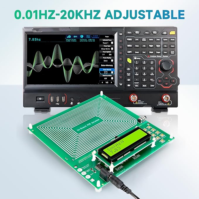7.83Hz Nature Sleep Aid & Healing Frequency Device | Adjustable Schumann Resonance Generator (0.01Hz-200KHz) for Stress Relief, Relaxation, Meditation, Yoga | USB Powered