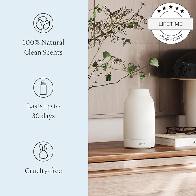 Warm Vanilla Air Waterless Diffuser Scent | Vanilla, Bergamot, and Ginger | Compatible with Air Waterless Diffuser | 1 Fl Oz (Pack of 1)