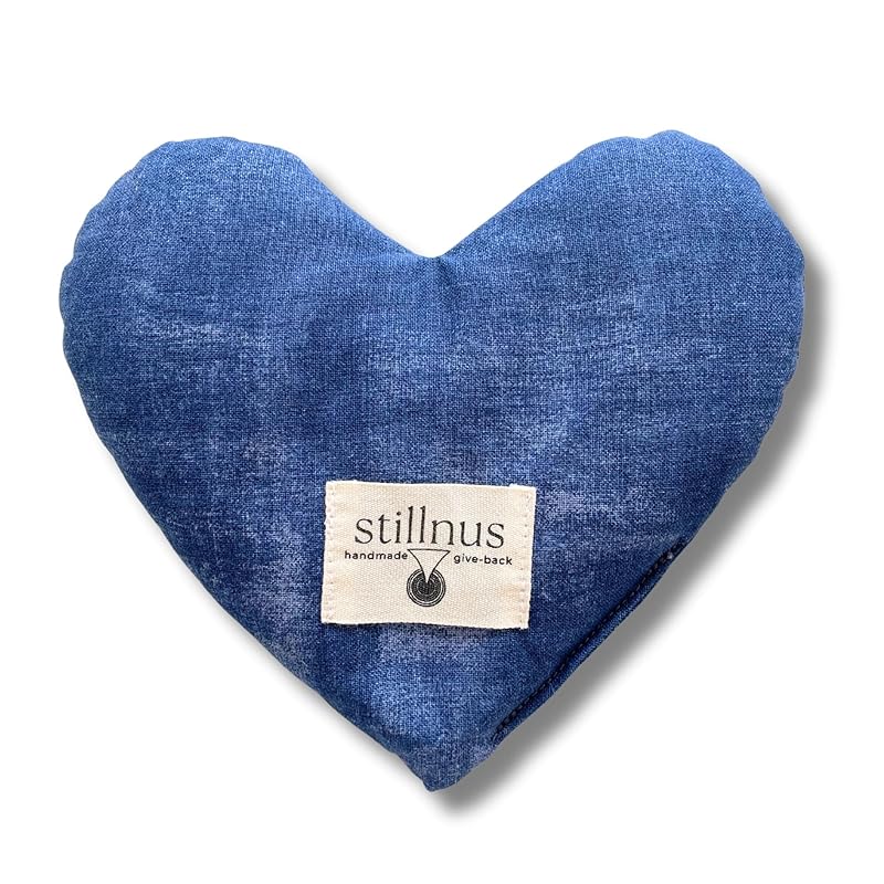 Organic Eye Pillow - Lavender & Flax Seed for Hot/Cold Therapy, Migraine & Sinus Relief | Relaxation Mask & Ideal Valentine's Day Gift for Her, Wife, Girlfriend, Best Friend