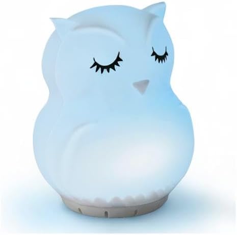Mindfulness 'Breathing Owl' | 4-7-8 Guided Visual Meditation Breathing Light | 3 in 1 Device with Night Light & Noise Machine for ADHD Anxiety Stress Relief Sleep - Gift for Kids Adult Women Men