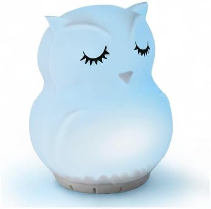 Mindfulness 'Breathing Owl' | 4-7-8 Guided Visual Meditation Breathing Light | 3 in 1 Device with Night Light & Noise Machine for ADHD Anxiety Stress Relief Sleep - Gift for Kids Adult Women Men