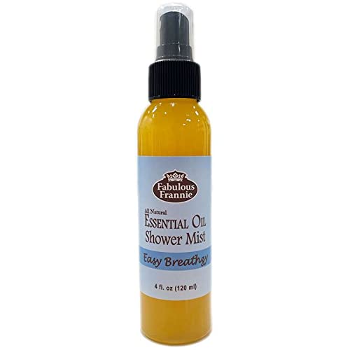 Fabulous Frannie Essential Oil Shower Mist - Easy Breathzy All natural made with pure essential oils 4oz