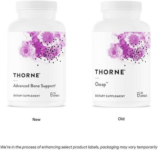 THORNE Advanced Bone Supportâ¡ - (Formerly Oscap) - Bone Health Supplement with Calcium and Vitamin D - 120 Capsules