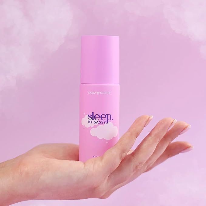 Sassy Scents - Pillow Mist Sleep Spray | Calming Aromatherapy Spray With Lavender, Eucalyptus, Marine, Tonka, Blackberry, Vanilla For A Good Nights Sleep Backed by Science | 50ml