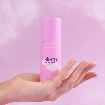 Sassy Scents - Pillow Mist Sleep Spray | Calming Aromatherapy Spray With Lavender, Eucalyptus, Marine, Tonka, Blackberry, Vanilla For A Good Nights Sleep Backed by Science | 50ml
