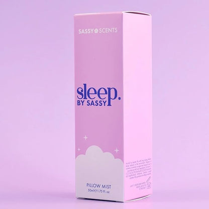 Sassy Scents - Pillow Mist Sleep Spray | Calming Aromatherapy Spray With Lavender, Eucalyptus, Marine, Tonka, Blackberry, Vanilla For A Good Nights Sleep Backed by Science | 50ml
