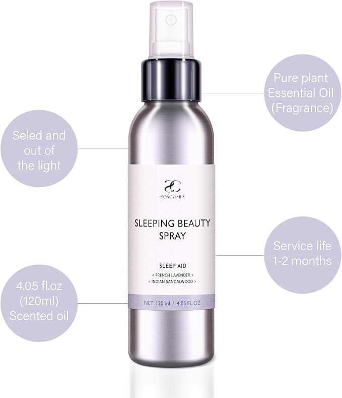 Pillow Ritual Aromatic, Calming and Relaxing Pillow Mist, Linen and Fabric Spray, Infused with Natural Essential Oils 4.05 oz