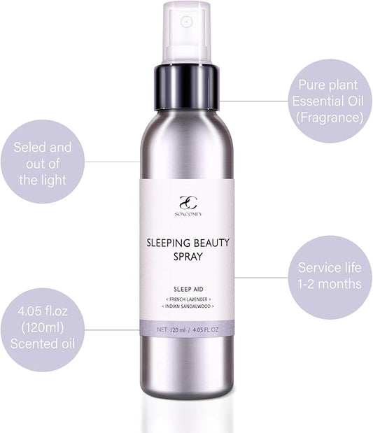 Pillow Ritual Aromatic, Calming and Relaxing Pillow Mist, Linen and Fabric Spray, Infused with Natural Essential Oils 4.05 oz