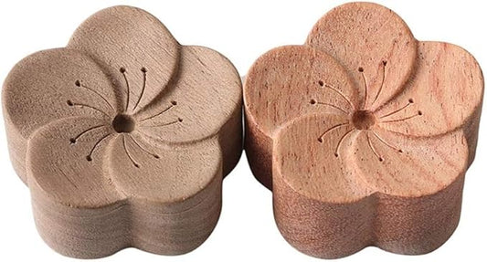 Brown Walnut Essential Oil Diffuser Fragrance Diffused Sleep Aid Aromatherapy, Flower Shaped Essential Oil Diffuser, Diffuser for Stress Relief Diffusers Aromatherapy
