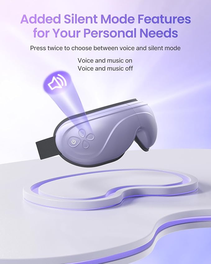 RENPHO Eye Massager with Heat, Fathers Day Birthday Gifts Eyeris 2 FSA/HSA Eligible Face Massager, Eye Mask for Migraines, Eye Care, Migraine Relief,Gift for Mom Dad Women Men