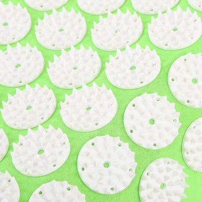 Health Pillow, Acupuncture Massage Pillow Sleep Aid Pillow Multiple Massage Points for Athlete Business Man Women for Health Concerns(Fruit Green)