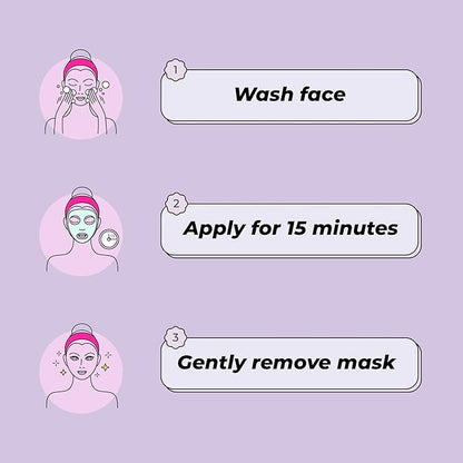 Vitamasques Niacinamide Blueberry Face Sheet Mask 7 Pack - Pore Purifying Korean Face Mask Improves Uneven Skin Tone & Reduces Blemishes