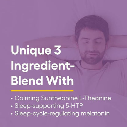 Natural Factors Stress-Relax Tranquil Sleep Chewable, Supports The Full Sleep Cycle, 120 Tablets