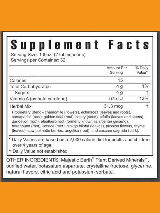 Youngevity Majestic Earth Herbal Rainforest, 32 Fl Oz - Ultimate Multi-Herbal, multivitamin and Mineral Complex for Men, Women, Kids - Immune Support Supplement - Gluten-Free