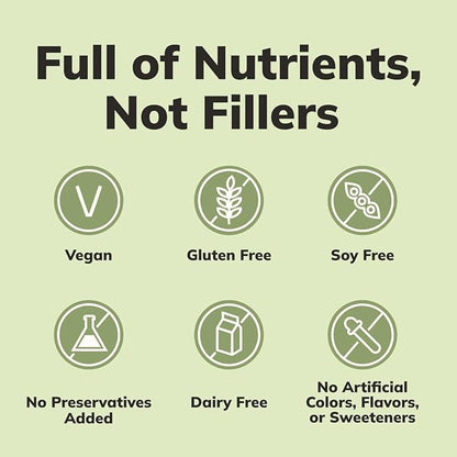 KaâChava All-In-One Nutrition Shake Blend, 85+ Superfoods & Nutrients, Meal Replacement, Greens Plant-Based Superfood Powder Protein Drink, Digestive Enzymes & Probiotics, Vegan Dairy Gluten Free, 2lb