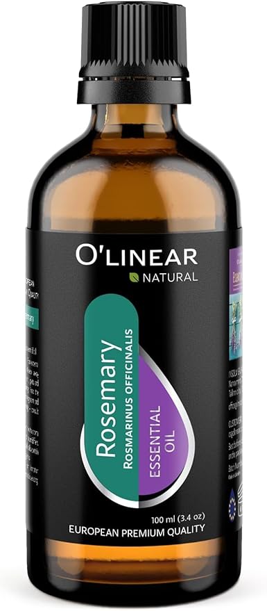 O'linear Premium Rosemary Essential Oil, 100% Pure Natural Oil for Diffuser & Aromatherapy Humidifiers, DIY Candle Making Rosemary Essential Oil Therapeutic Grade, Mood Boost Aroma Scent Drops for Her