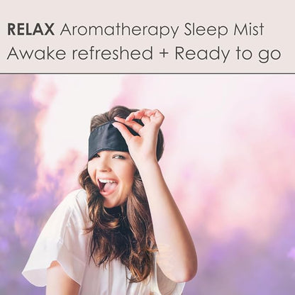 The Original Relax Lavender Sleep Aromatherapy Mist, All Natural Lavender Pillow Spray, Chamomile Oils, Breath Easy to Sleep, Calming Room Spray, No Fragrance or Chemicals