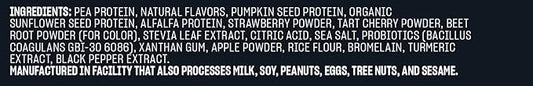 Vega Premium Sport Protein Berry Protein Powder, Vegan, Non GMO, Gluten Free Plant Based Protein Powder Drink Mix, NSF Certified for Sport, 4lb 3 oz