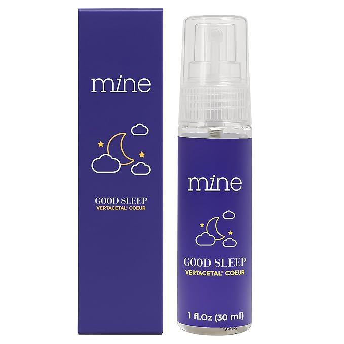 Mine Deep Sleep Pillow Spray, Lavender Sleep Spray, Bed Spray - Chamomile, Vetiver, Lavender Pillow Spray for Sleeping, GABA Lavender Spray, Alternative to Melatonin Spray for Sleep & GABA Supplement