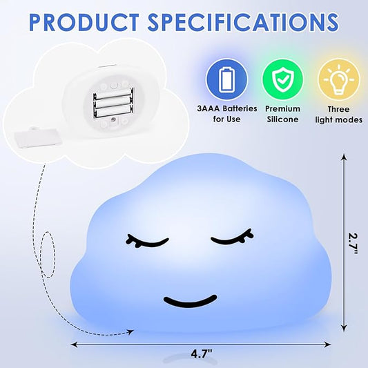 Breathing Lamp Guided Visual Meditation Tool for Mindfulness,Anxiety Relief&Calm Your Mind for Stress&Visual Relaxation and Restful Sleep,478 Seconds Breathing Rate Change 3 Colors,Gift for Kids