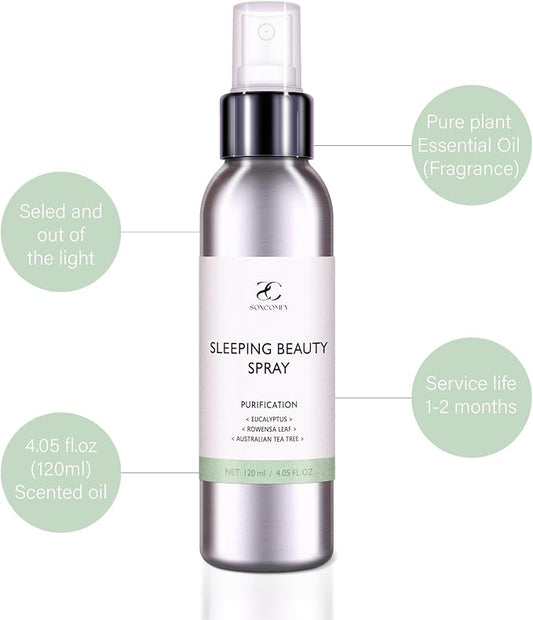 Pillow Ritual Aromatic Eucalyptus and tea tree, Calming and Relaxing Pillow Mist, Linen and Fabric Spray, Infused with Natural Essential Oils 4.05 oz