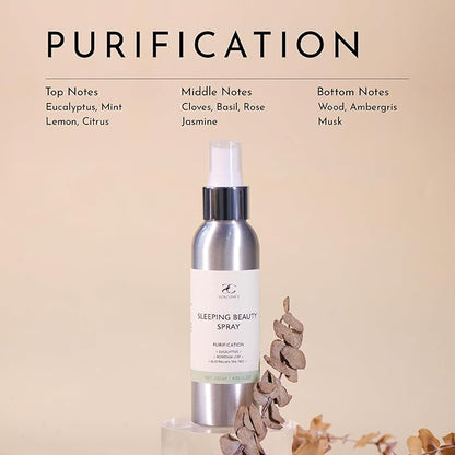 Pillow Ritual Aromatic Eucalyptus and tea tree, Calming and Relaxing Pillow Mist, Linen and Fabric Spray, Infused with Natural Essential Oils 4.05 oz