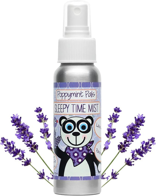 Poppymint Pals Lavender Sleepytime Spray Mist – (2.7oz, Pack of 1) Sweet Dreams for Little Ones - Lavender Essential Oil for Pillow and Bedroom to Enhance Sleeping - For Kids and Toddlers