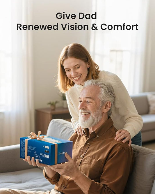 RENPHO Eye Massager with Remote, Heat, Compression, Fathers Day Birthday Gifts for Dad Women, Eyeris 1 Sleep Mask FSA HSA, Headache Massager Scalp for Strain Relief, Migraine Relief, Reduce Stye Eye