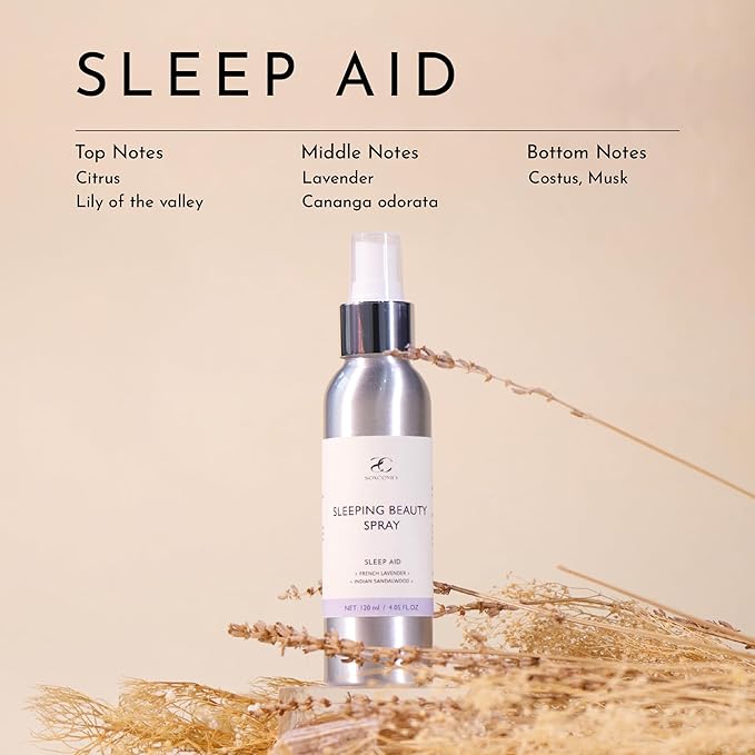 Pillow Ritual Aromatic, Calming and Relaxing Pillow Mist, Linen and Fabric Spray, Infused with Natural Essential Oils 4.05 oz