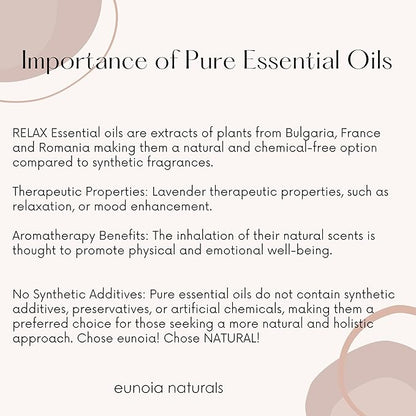 The Original Relax Lavender Sleep Aromatherapy Mist, All Natural Lavender Pillow Spray, Chamomile Oils, Breath Easy to Sleep, Calming Room Spray, No Fragrance or Chemicals