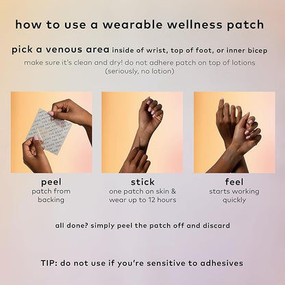 The Good Patch Nite Nite Sleep Patch Support with Hemp and Melatonin, Sustained Release, Natural Patch, Plant Powered Wearable Wellness (16 Total Patches)