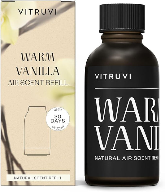 Warm Vanilla Air Waterless Diffuser Scent | Vanilla, Bergamot, and Ginger | Compatible with Air Waterless Diffuser | 1 Fl Oz (Pack of 1)
