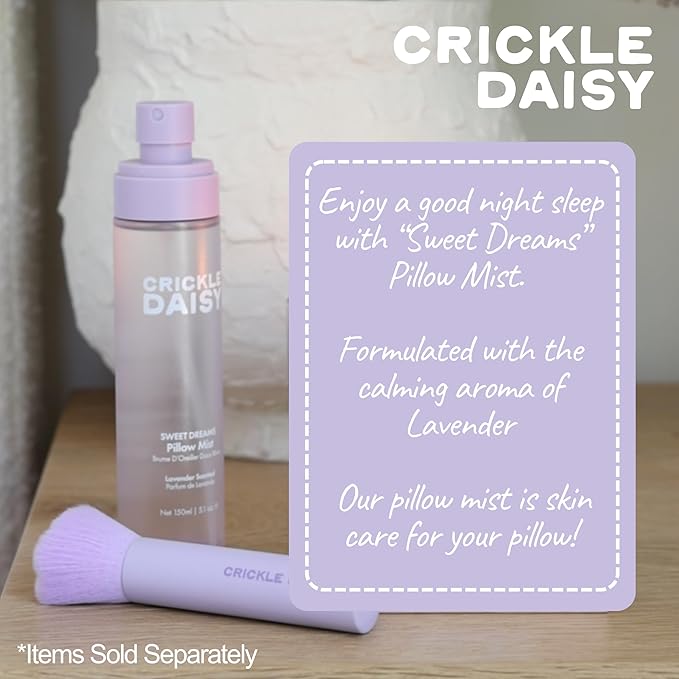 Sweet Dreams Lavender Pillow Mist – Calming & Relaxing Natural Aromatherapy Essential Oils – Linen and Fabric Spray – Natural Sleep Aid for Better Rest, 150ml