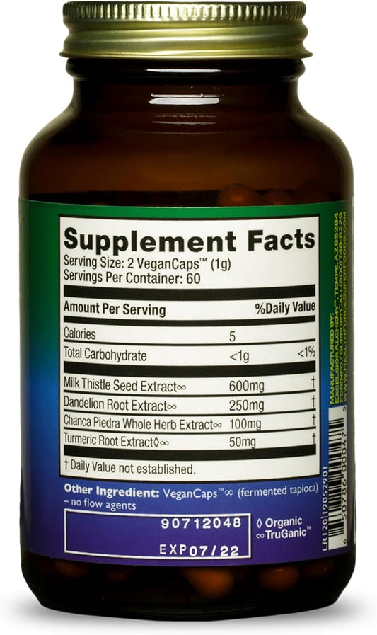 HealthForce SuperFoods Liver Rescue - Natural Liver Cleanse - Liver Health Formula with Milk Thistle & Dandelion Root - Gluten-Free & Vegan - 120 Capsules (Pack of 2)