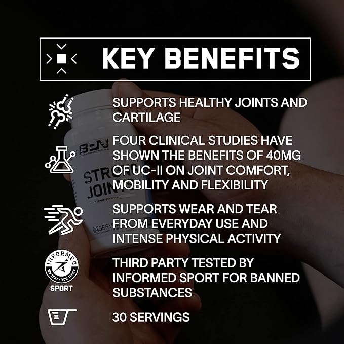 BARE PERFORMANCE NUTRITION, BPN Strong Joints, Joint Support Capsules, UC-llÂ®, Joint Comfort, Mobility and Flexibility