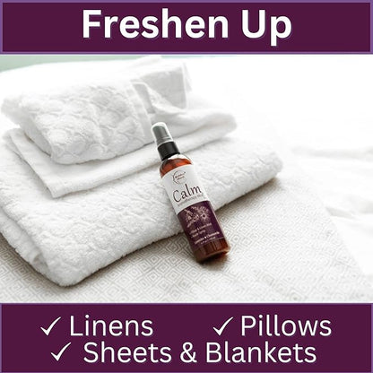 Lavender Spray Aromatherapy Mist Set of 2 – Natural Linen & Pillow Spray for Bedding, Essential Oil Room Mist with Lavender & Chamomile for relaxation & sleep by Brookethorne Naturals