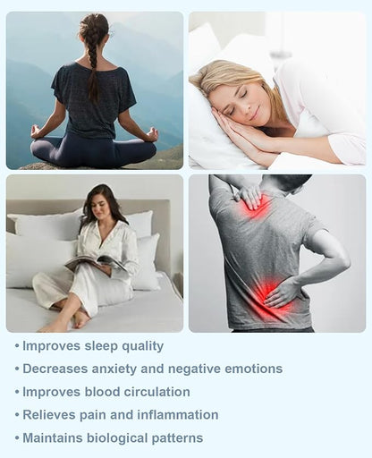 Grounding Mat King, PU Leather, Grounding Mat for Bed Improves Sleeping, 54X78IN