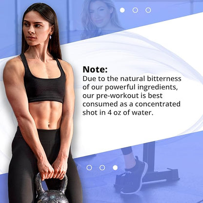 Vitalura Labs Pre-Workout Powder - Caffeine, Theacrine, Rhodiola & L-Theanine for Energy & Endurance - NSF Content Certified - Strawberry Sorbetto Flavored - 30 Servings