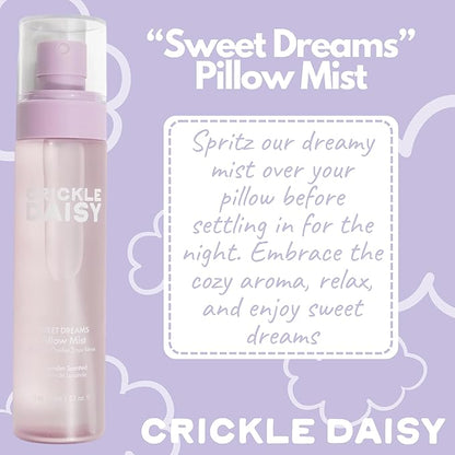 Sweet Dreams Lavender Pillow Mist – Calming & Relaxing Natural Aromatherapy Essential Oils – Linen and Fabric Spray – Natural Sleep Aid for Better Rest, 150ml