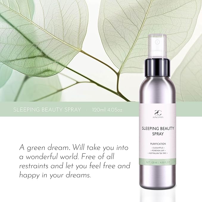 Pillow Ritual Aromatic Eucalyptus and tea tree, Calming and Relaxing Pillow Mist, Linen and Fabric Spray, Infused with Natural Essential Oils 4.05 oz
